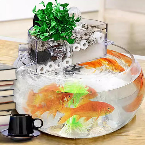 TOPZEA 6 Lb Aquarium Filter Media Ceramic Rings, Bio Filter Medias with Zipper Mesh Bags for Koi Pond, Fish Tank Filter