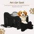 Volodya 15 lbs 2 Summer/Winter Dog Car Seat for Small/Medium Dogs Under with Replaceable Dual-Sided Cushions, Portable
