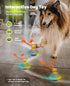 Xeuch Interactive Dog Toys, Automatic Moving and Rolling LED Light Up Dogs Ball with Rope, Motion-Activated Wicked Ball