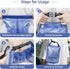 Waterproof Dry Bag with Roll Top, Transparent Storage Bag - 2L/5L/10L/20L for Traveling, Swimming, Kayaking