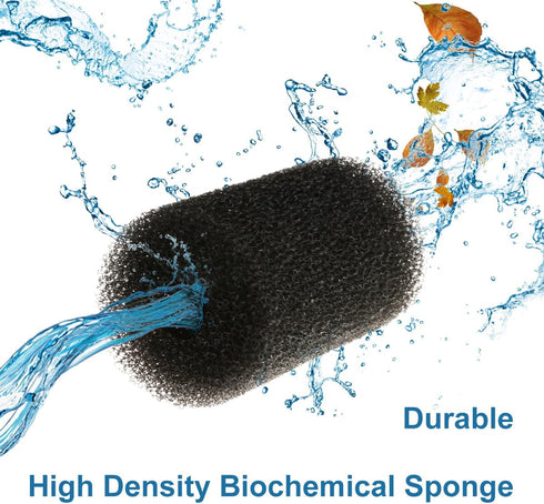 Senzeal 4PCS Pre-Filter Foam Sponge Roll for Aquarium Filter Intake Cover (Small)
