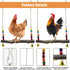 Chicken Bird Swing,Chicken Perch,Natural Wooden Swing Toys,Wood Stand for Chick,Safe and Relief of Stress,Chicken Coop
