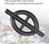 Aquarium Filter Black Rain Bar for Fish Tank, Outflow Pipe Water Cycle Drip Tube Sprayer Pipe