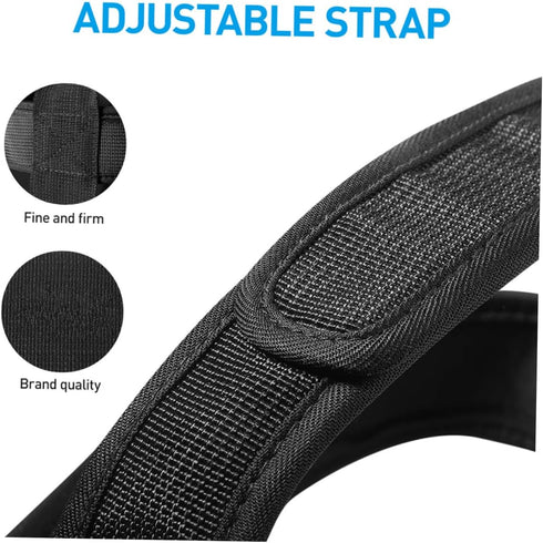 Toddmomy Black Shoulder Weight Training Neck Trainer Head Harness for Weight Lifting Fitness Equipment