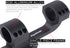 Monstrum Offset Cantilever Dual Ring Scope Mount, 1 inch Diameter