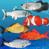 Flopping Fish Electric Moving Dog Toy, Realistic Flopping Fish for Interactive Play, Chew Toy for Small Medium Dogs