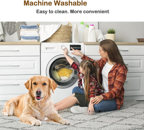 Waterproof Dog Blanket, Thick Reversible Soft Pet Blankets for Couch Bed Protection, Washable (Gray, 30"×40")