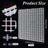 8 Pcs Aquarium Fish Tank Divider, Plastic Egg Crate Isolation Board with 10 Pcs Suction Cups, 11.8 × 11.8 in