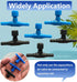 Aquarium Control Valves, 10 Pack T Shaped Control Valve, Single Way Plastic Air Flow Regulator for Fish Tanks.