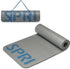 SPRI 12mm Pro Fitness Mat - Thick Exercise Mat for Floor Workouts, Non-Slip, Cushioned, Portable with Carrying Strap
