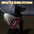 Service Dog Vest - HEYCAHVA Tactical Harness, Full Metal Buckles, Reflective No Pull Vest for Large Medium Dogs (Red, L)
