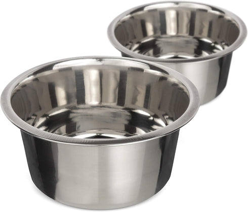 Neater Pet Brands Stainless Steel Dog and Cat Bowls - 2 Pack, Medium Deluxe Extra Replacement Bowl, 5 Cup Capacity