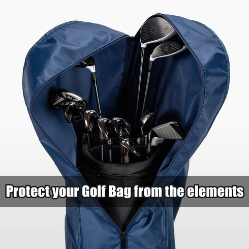 Golf Bag Travel Rain Cover, 300D PVC Waterproof, Durable and Lightweight