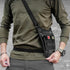 Underarm Sling Bag for Men - Slim Anti-Theft Conceal Carry Crossbody Tactical Molle Bag