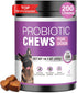 Probiotics for Dogs 200pcs Dog Probiotics for Digestive Health Digestive Enzymes and