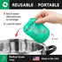 Heat Wave 3x5 Reusable Click Instant Heat Hand Warmer, Small Green, 4 Pack