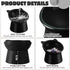 Zhehao 2 Pieces Plastic Raised Bowl Set, Tilted 15 Degrees Elevated Cat Food and Water Bowls for Small Dogs