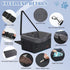 2 Count 25lbs-Black PetsHome Dog Car Seat for Small Dogs, Detachable Washable Dog Booster Car Seat with Storage Pocket