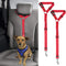 BWOGUE 2 Packs Dog Cat Safety Seat Belt Strap - Adjustable Nylon Fabric Restraints for Vehicle Seatbelts Harness