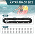 Ahuliao (9 10 4 Kayak Track Mount, Kayak Rail Track, Kayak Low Profile Gear Track Accessories for Fishing Rod Holder