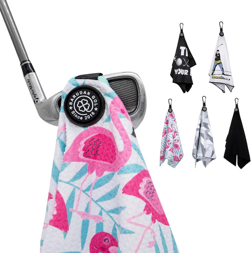 Magnetic Golf Towel for Men and Women, Microfiber Towel with Waffle Texture for Strong Hold