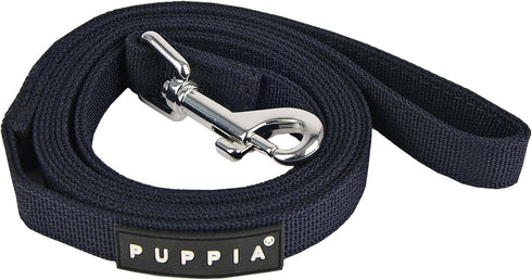 Puppia Two Tone Dog Lead, Strong Durable Comfortable Grip, Walking Training Leash for Small & Medium Dog, Navy