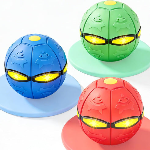 FZHZVVZPY Magic Bouncing Pop Up Balls 3 Pack with 6 LED Lights for