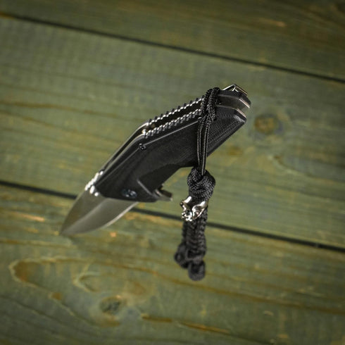 M-Tac Skull Knife Lanyards with Beads, Paracord Tactical Lanyard for Knife