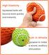 Rugby Squeaky Dog Toys for Aggressive Chewers, Durable Indestructible Football Chew Toys for Medium Large Breeds
