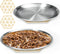 Stainless Steel Cat Dishes - Food and Water Bowls for Small and Medium Pets, Relief of Whisker Fatigue - 2 Sets