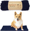 My Doggy Place Navy Blue Microfiber Dog Mat for Muddy Paws, 18" x 24" - Quick-Drying Non-Slip Cleaning Mat