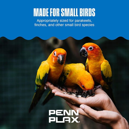 Finches, 3.7519.2 Penn-Plax Bird Life Two Flower Mirror with Bell - Interactive Bird Toy with Spinning Floral Mirrors