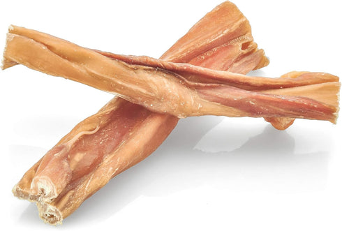 Best Bully Sticks 5-6 Inch 100% Natural Beef Bladder Sticks Dog Treats, 30 Pack - Single-Ingredient Dental Health