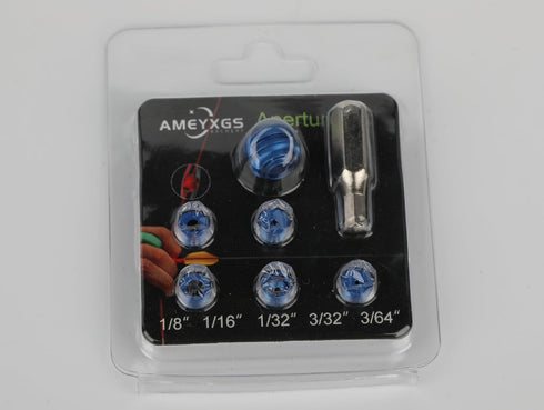 37/45 4X 6X 8X AMEYXGS Archery Degree Hooded Peep Clarifier Lens and Aperture Kit Aluminum Alloy Peep Sight Inner Core