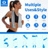 Sukeen 8 Pack Cooling Towel (40"x12"), Soft Breathable Microfiber Towel for Yoga, Sport, Gym, Camping