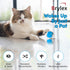 28" Brylex Interactive Cat Toys, Motion-Activated Rolling Ball with Play Mat, Automatic Hide-and-Seek Game, Fast & Slow