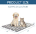 KROSER Fancy Dog Crate Pad, Reversible Dog Bed Mat for Small to XXX-Large Dogs, Grey, Navy, Star Pattern