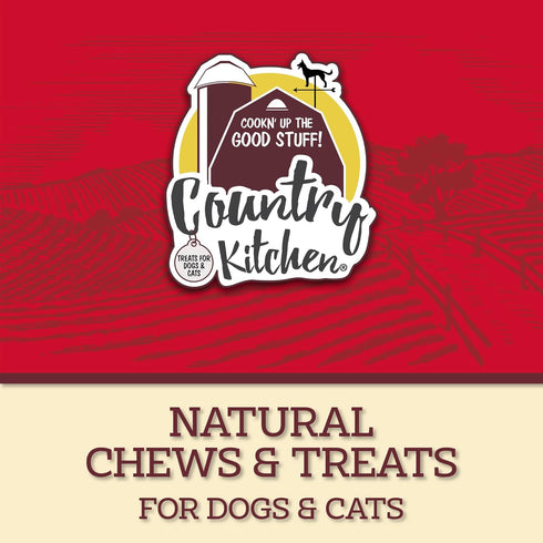 Country Kitchen Duck Jerky Dog Treats, 3 oz, Made with Real Duck, High Protein, Low Fat, No Artificial Colors