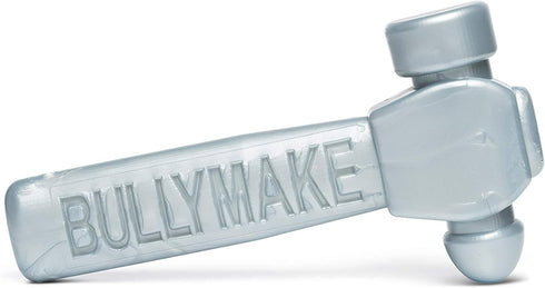 Hammer BULLYMAKE Silver Tough Chew Toy for Dogs, Durable Nylon Dog Toys for Aggressive Chewers, Dental Stimulating