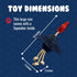 Angel Pet Supplies Loon Natural Rope Dog Toy | Durable Duck Toy for Interactive Play and Mental Stimulation
