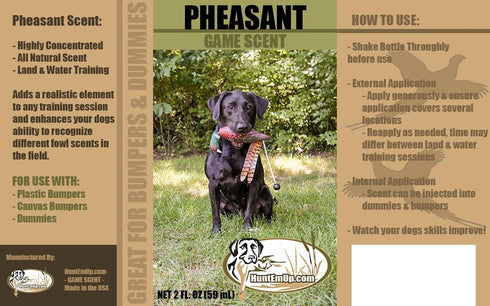 Ultimate Pheasant Hunting Training Scent - Pheasant Dog Training Scent with Realistic Dummy Included for Effective Bird