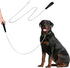 Heavy Duty Chain Dog Leash for Medium Large Dogs, Chew Proof Metal Lead with Soft Padded Handle, Classic Black, 4FT