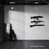 Hold Up Displays Gun Wall Mount, AR Rifle Shotgun Holder, Walnut Hardwood Gun Display Made in USA