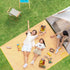 RUIBOLU Beach Blanket Large Picnic Blankets, 80x60in Sandproof Beach Mat for 2-4 Adults