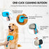 Dog Self Cleaning Slicker Brush for Shedding, Ideal for Short Long Haired Dogs, Removes Loose Fur, Blue