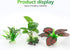 Reptile Artificial Plants 3PCS Betta Silk Aquarium Plants Artificial Cave Aquarium Plants Decorations Aquariums Fish Tank Plant