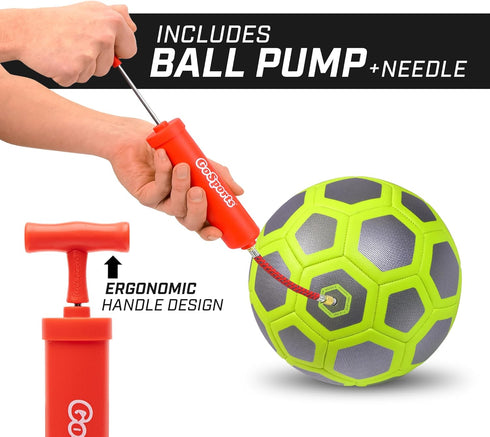 GoSports Elite Futsal Balls, Indoor or Outdoor Games, Choose Single or 6 Pack, Includes Pump