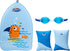 SwimWays Value Pack, Fish Face Guppy Goggles, Soft Swimmies, and Sea Monster Kick Trainer for Learning to Swim
