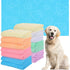 Tudomro 14 Pcs 55 x 28 Inch Bulk Dog Towels, Extra Large Quick Drying Towels for Dogs, 7 Colors for Medium & Large Dogs