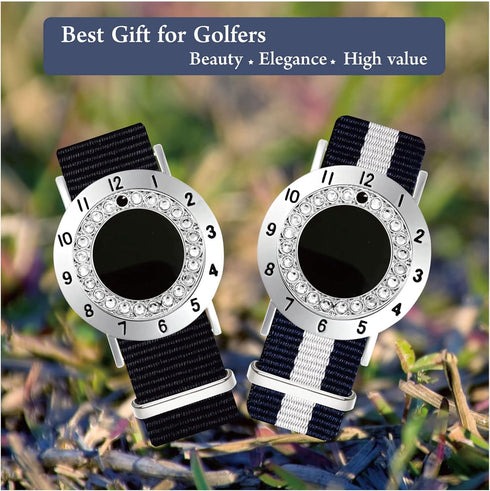 Counter Counters Golf Ball Marker with Golf Stroke Bracelet, Pearl Crystal Ball Marker, Golf Accessories, Golf Gifts